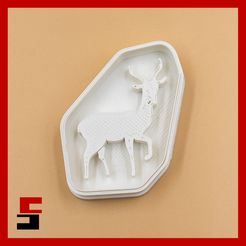 cults3D-19.jpg Fichier STL Emporte-pièce en forme de biche・Plan pour imprimante 3D à télécharger