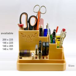 01.1_Foto 27.12.19, 00 41 13.jpg STL file Multi Pencil Holder + USB, SD, M-SD - 4 sizes・3D printing template to download, maximator