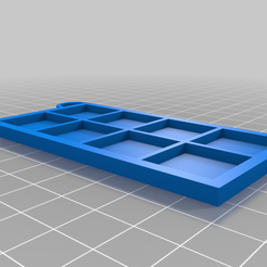 Window_Key_Chain_solid.png Free 3D file Square Box Key Chain・3D printing design to download
