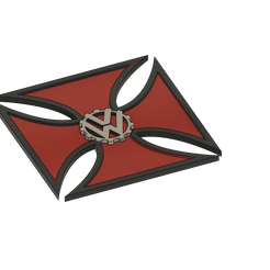 Maltese-VW-v2.png Free STL file VW Maltese Cross・3D printable model to download