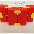 flexicubeB25mm.jpg Snapping Hinged Infinity Cube, Magic Cube, Flexible Cube, Folding Cube