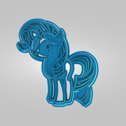 CookieCutter_MyLittlePony_WYO3DP_Rarity.png Rarity Cookie Cutter from My Little Pony