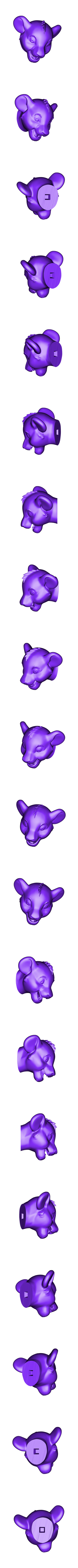 simba_head.stl 辛巴