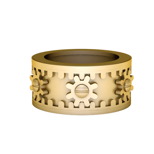 💍 moving gears ring for men 3d printable model・ STL File for 3D ...