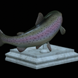 Rainbow-trout-trophy-open-mouth-1-10.png fish rainbow trout / Oncorhynchus mykiss trophy statue detailed texture for 3d printing