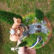 FANART - Obélix baffe un légionnaire romain - Diorama