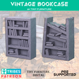 Bookcase_MMF.png Vintage bookcase