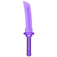 RBL3D_tanto_O.obj Katana pack for action figures