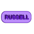 Russell.stl Russell-Name tag