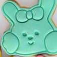 5.jpg A Bunny Bunch - 3 Easter Cookie cutter COMBO with stamp