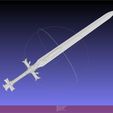 meshlab-2020-03-10-03-08-34-34.jpg Sword Art Online Alicization Alice Sword Printable Assembly