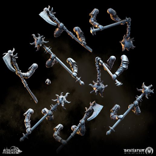 02a_Beastworn-Marauders-Kitbash_Arms-Weapons.jpg Рыцари Зверя - Часть 2: Коллекция