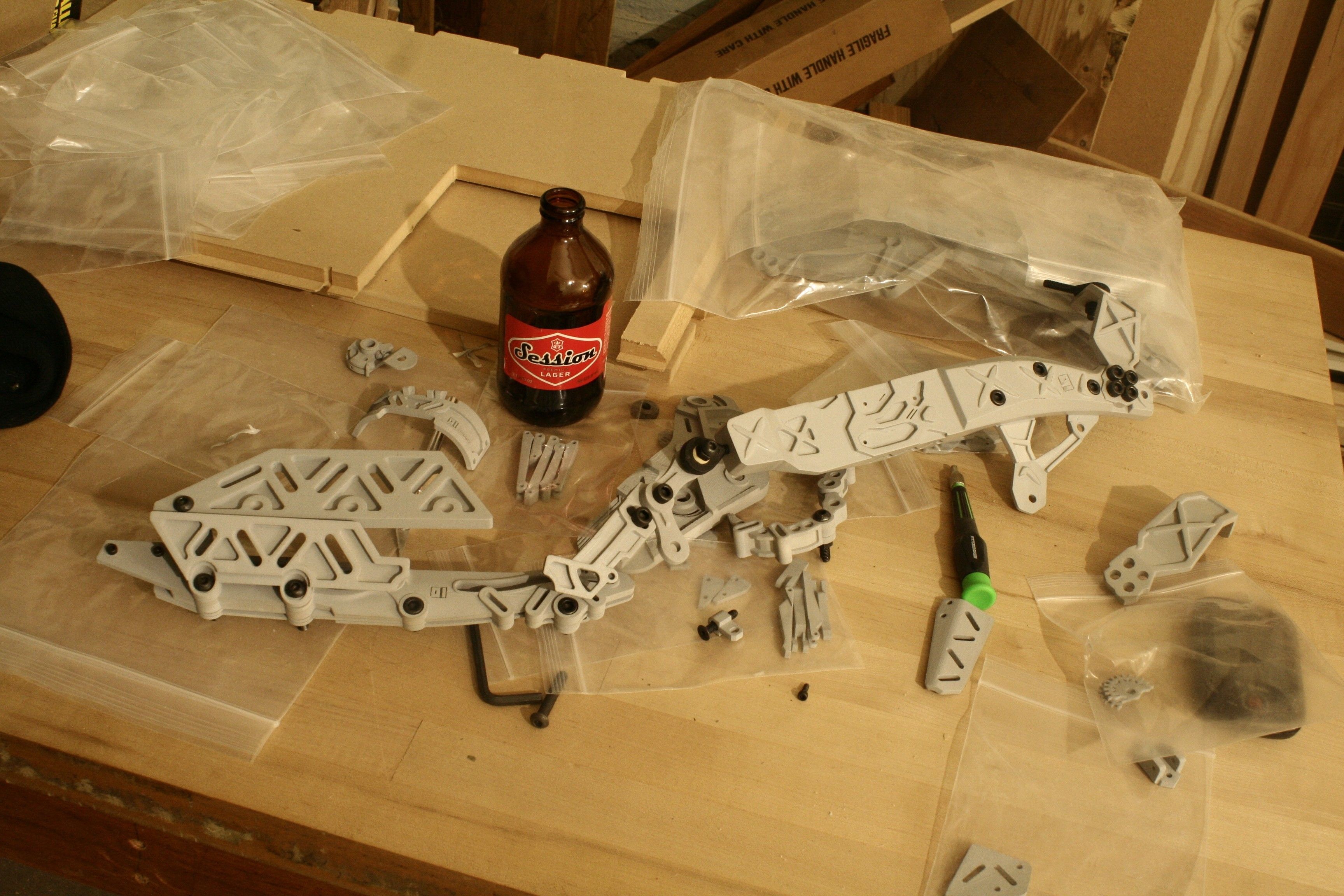 arm-assembled01.JPG Free STL file Elysium Max Exoskeleton・3D printer model to download, 01binary