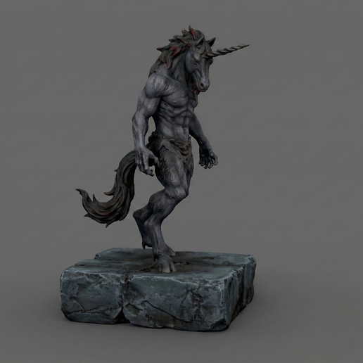 Amdusias Goetia Demon STL Statue