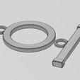 wf1.jpg Fermoir à bascule en fil métallique plat Modèle à imprimer en 3D