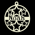 Noah.png UK Names Christmas Xmas Decoration