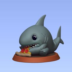 Preview1.jpeg Jeff - Land Shark 3D print model