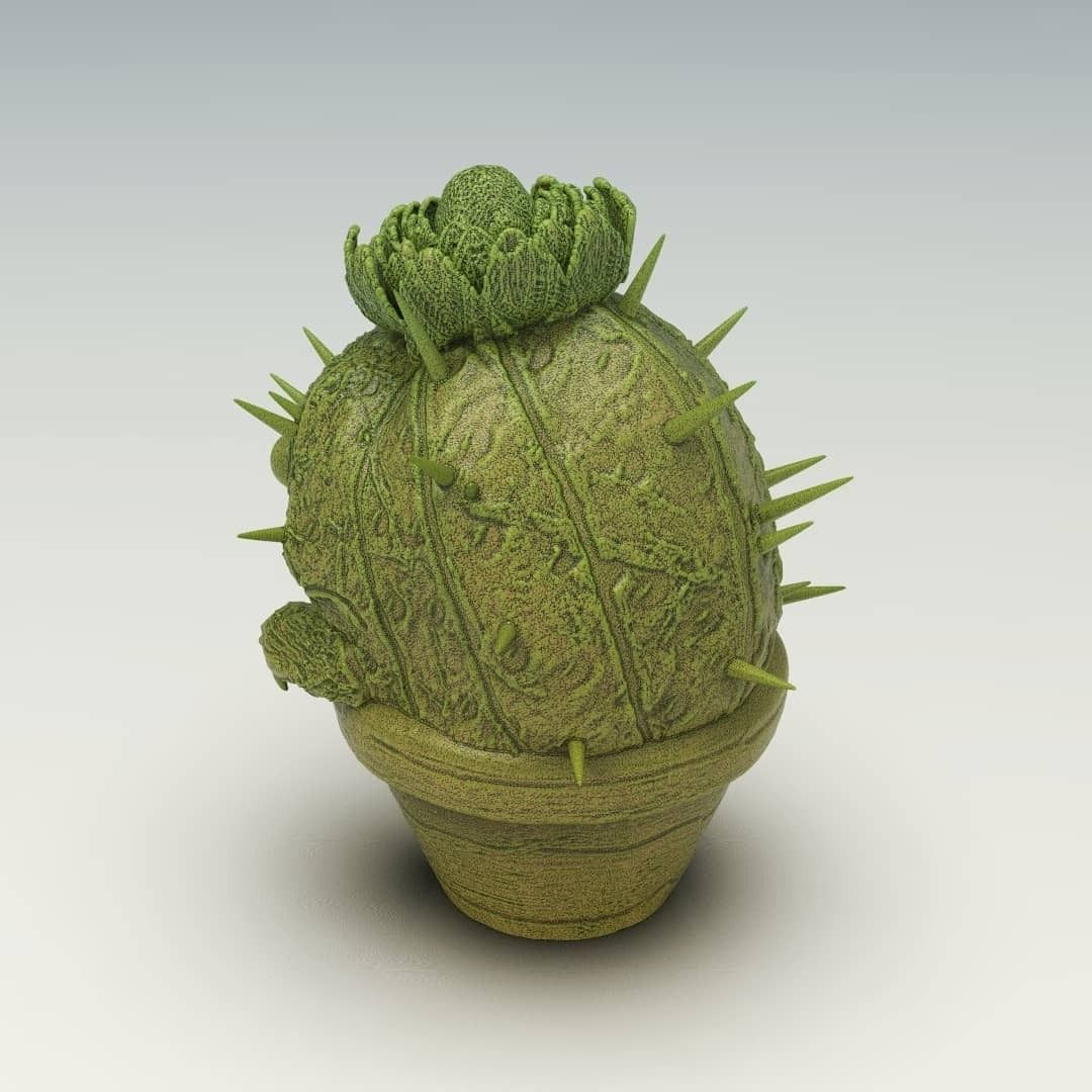 5.jpg Free OBJ file Choya in flowerpot | Guild Wars 2・3D printing idea to download, alexndefo