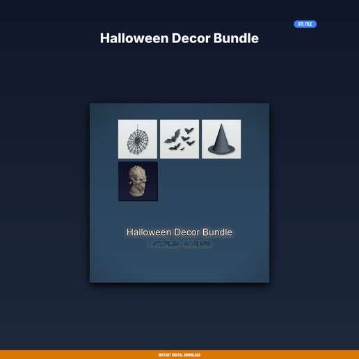 Halloween Decor Bundle - 4-Model STL Bundle