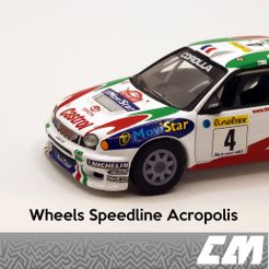 15-SPA-1.jpg STL file Rally Wheels 1/43 Speedline Speedline Acropolis Wrc ixo・3D printing model to download