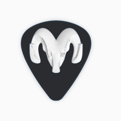 Screenshot-2023-07-20-at-3.45.38-PM.png Archivo STL púa de guitarra ram・Objeto imprimible en 3D para descargar