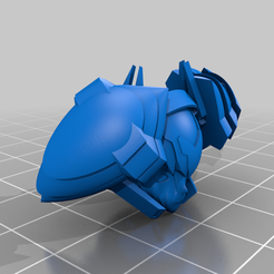 Head_Fernan.png Free 3D file 1/12th scale Phantasy Star Online 2 female CAST "Farnen Head"・3D printing model to download