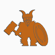 Dwarf Warrior With Hammer And Shield.png Dwarf Warrior Meeple Pack