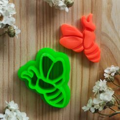 ape.jpeg Bee shaped polymer clay cutter in two sizes
