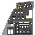 RHS-AUX-Console.jpg F-16 cockpit AUX LH side console panels (Block 50/52) Scale 1:1