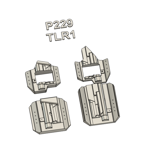 SIG P229 TLR1 OWB Holster Mold Cant Right Hand
