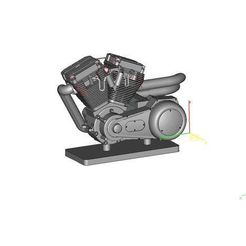 87891d5e8494c33c54e730a626424cb2_preview_featured.jpg Fichier STL gratuit Moteur Harley・Plan pour imprimante 3D à télécharger