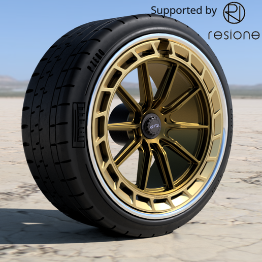 MV-forged-PORSCHE-GT3-RS-v7.png MV FORGED PS100 With Porsche GT3 RS center lock rims for diecast and scale models