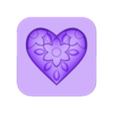 Mold heart 06.stl Coeur de moule en pain d'épices 06