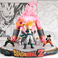 gotenks2.jpg STL file gotenks dragon ball z・3D print object to download