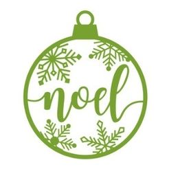 noel.jpg STL file Noel Ornament・Template to download and 3D print