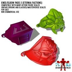 Knee-Elbow-Pads-2-eternia-0.jpg Fichier OBJ Genouillères/Coudières pack 2 (factions Eternia)・Objet pour imprimante 3D à télécharger