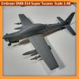 EMB314-01.jpg EMB-314 Embraer Super Tucano Scale 1:48