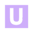 U-Body.stl Word Clock 3D