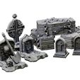Graveyard-Set-1-Mystic-Pigeon-Gaming-14-w.jpg Modular Graveyard Walls Crypts Tombs Churches and Graveyard Accessories