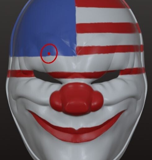DALLAS MASK PAYDAY 2 /MASCARA DE DALLAS PAYDAY 2