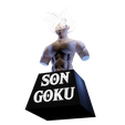 6.png 3D sculpted son Goku Bust model from dragon superball super
