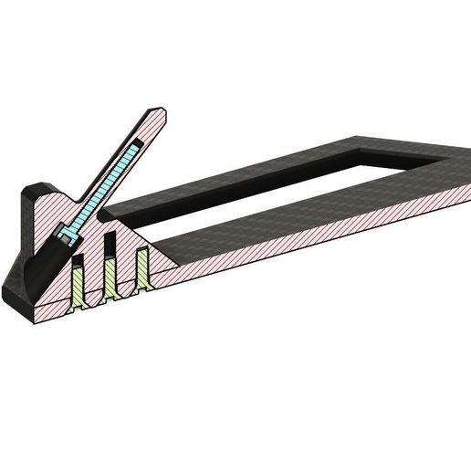 9mm-Handgun-Stand_Cross-Section-View.jpg 9mm Handgun Stand - Versatile 3D Printable | Customizable Design for Secure Display | Fits Glock 19, Sig Sauer P320, and More