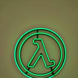 4.png Half-Life Neon Lamp