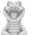 1.jpg Happy Croco Buddy – Cute Sitting Crocodile Figurine / Niedliche sitzende Krokodil‑Figur