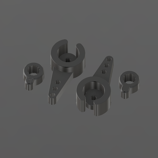 Download free STL file Servosaver for 24 & 25 teeth splined servos. • Model to 3D print ・ Cults