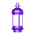 OriginalRawFile1.obj FFXIV Metal Work Lantern: A 3D printable lamp from Final Fantasy XIV, for LED and battery power, can use PET from 2 litre bottle for glass.
