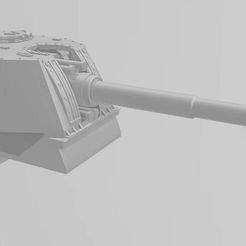 SPG_Pic.jpg Free 3D file Armoured SPG heavily modified・3D printer design to download