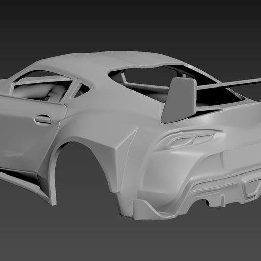 3.jpg Fichier 3D Toyota Supra 2020 Tuning Body pour impression・Idée pour impression 3D à télécharger, Andrey_Bezrodny