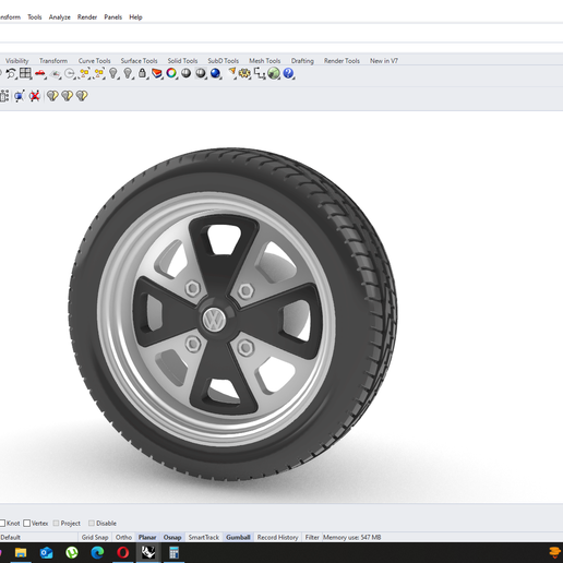 STL file wheels Fusca R84 15¨ IN 1/18 SCALE 🚗 ・3D printing template to ...