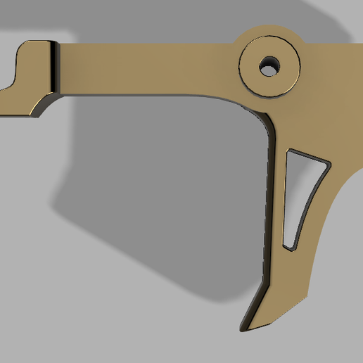 🔫 ADJUSTABLE STROKE TRIGGER KRISS VECTOR KRYTAC・ STL File for 3D ...